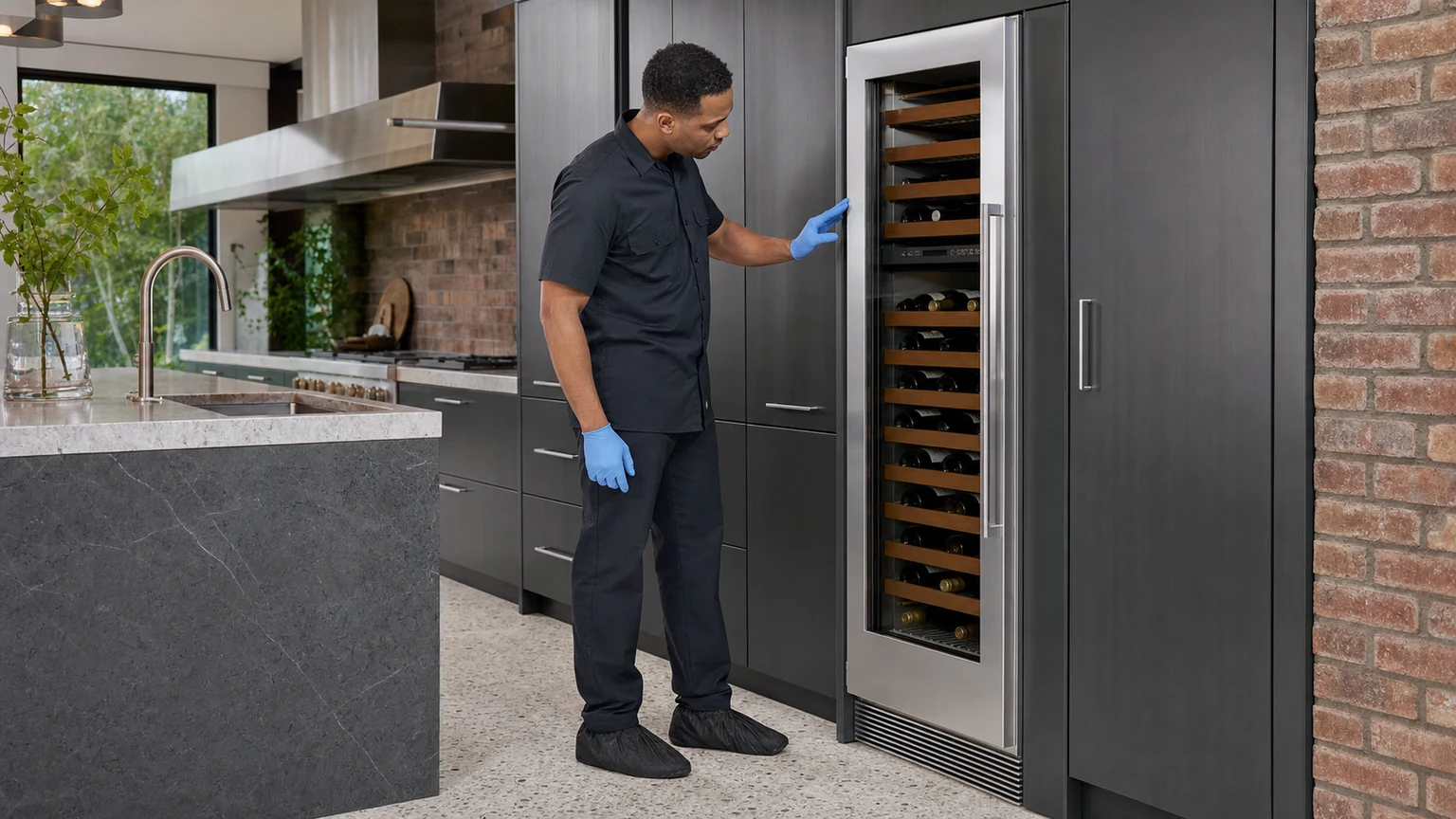 Wine cooler diagnostic visit in Suwanee